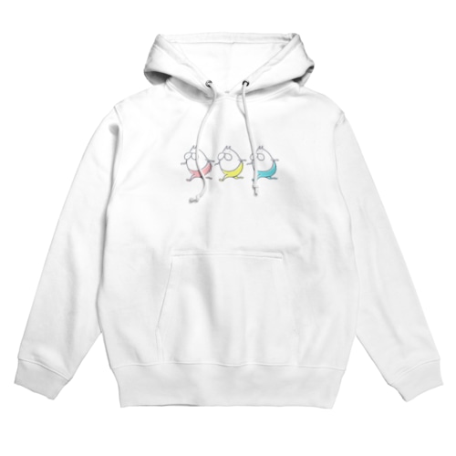 ねこタイツ ランラン Hoodie