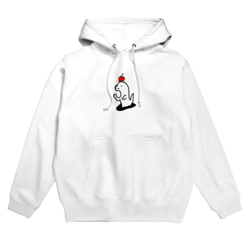 りんごを持った変なやつ Hoodie