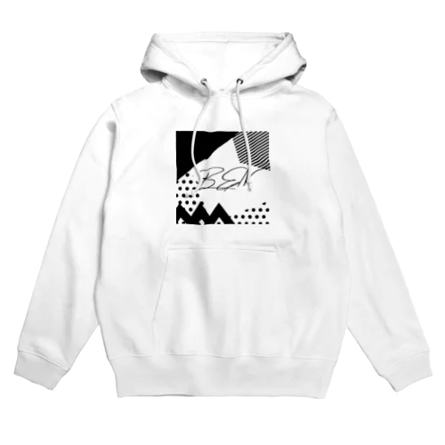 Bianco e nero Hoodie