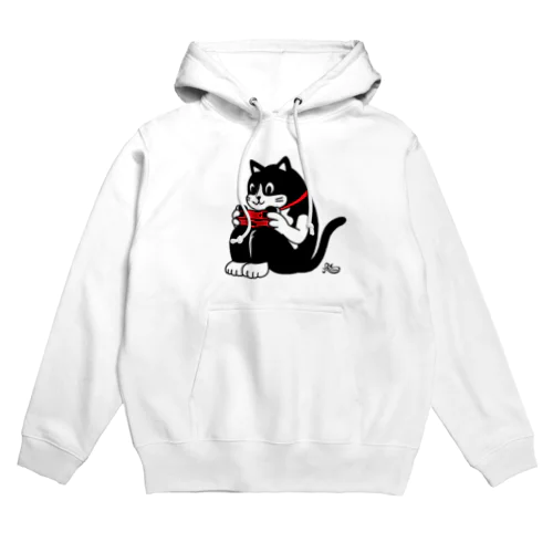 猫背ゲーマー Hoodie