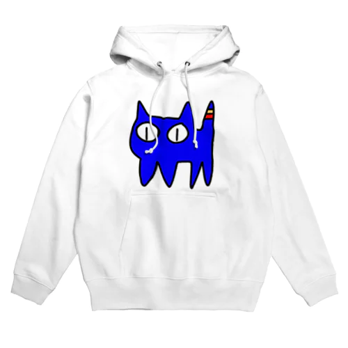 ねこですから。青 Hoodie