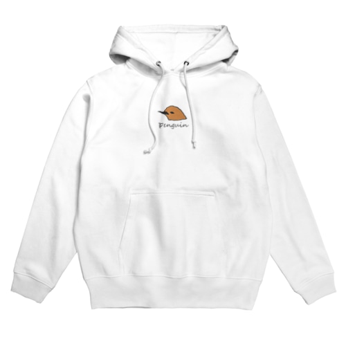 ブランドロゴ風ペンギン＠キングヒナ Hoodie