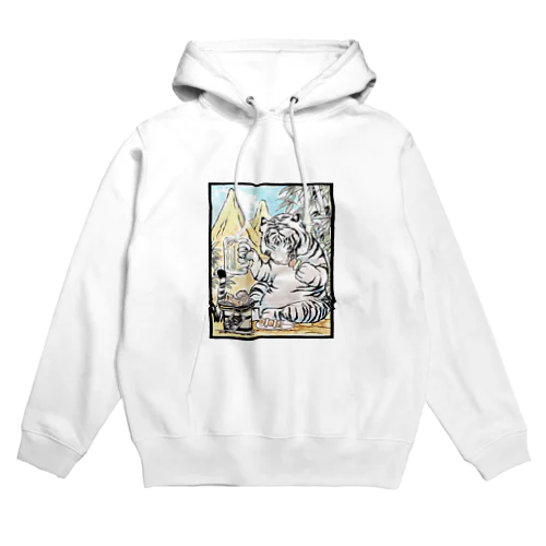 のんべえ四神　白虎 Hoodie