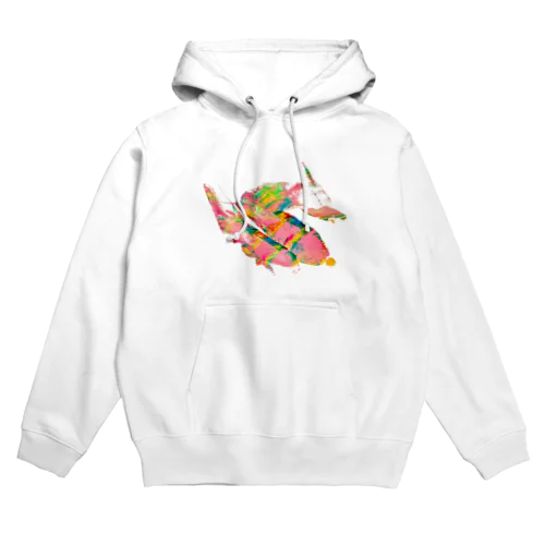 ぺったりカラフル Hoodie