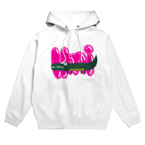 ラブリー&チャーミングな鰐 Hoodie