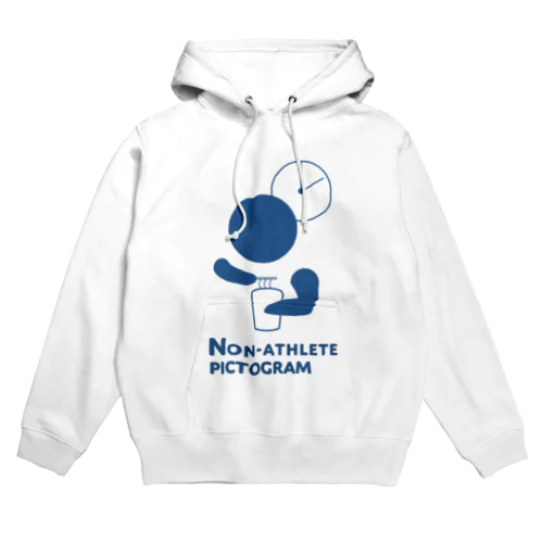 Non-athlete 深夜のカップ麺ピクトグラム Hoodie