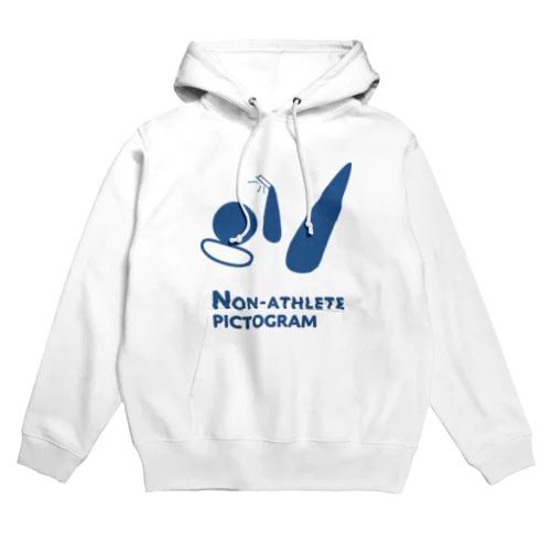 Non-athlete スマホ依存ピクトグラム Hoodie