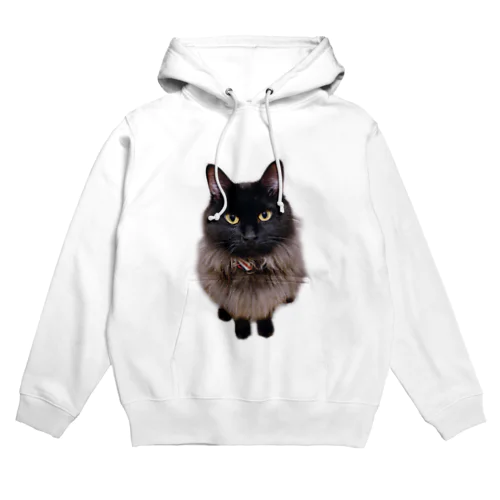 くろ猫まりも 1 Hoodie