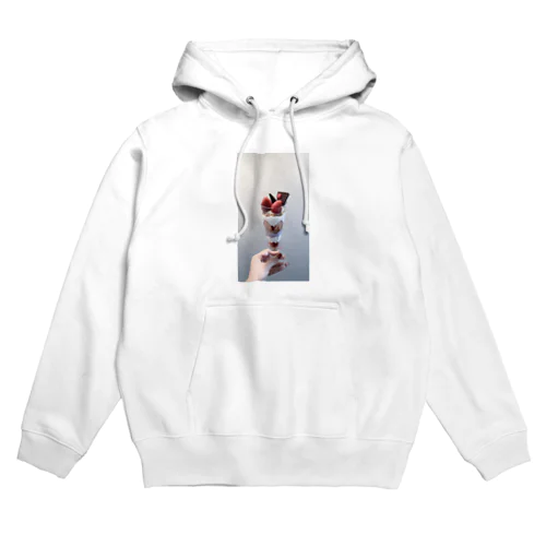 いちごとチョコのパフェ Hoodie