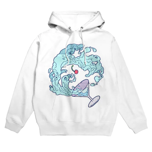 カクテルグラスソーダ（淡色） Hoodie