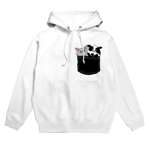 ポケットが密です　ねずみとうしver Hoodie