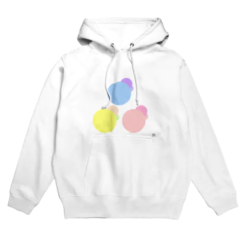 Pastel color dots 3 Hoodie