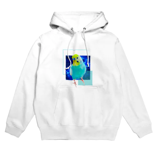 ちびちゃんです！濃いめ用　青 Hoodie