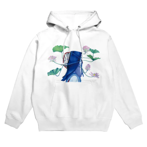 花に寄生される少女 Hoodie