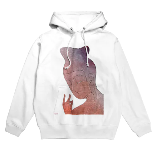 弥勒菩薩スライム柄 Hoodie