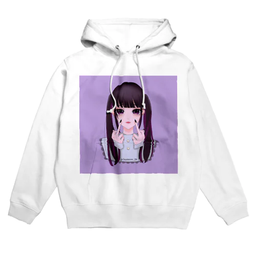 めんへら めろぉちゃん 背景付き Hoodie