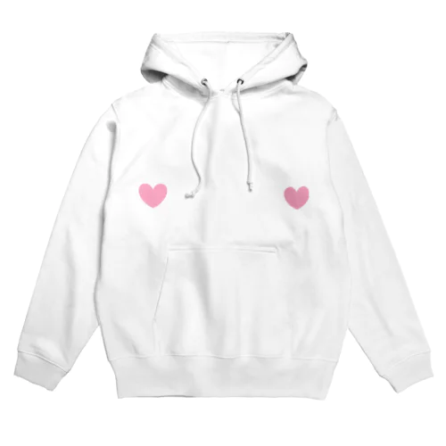 乳首の位置がわかる Hoodie