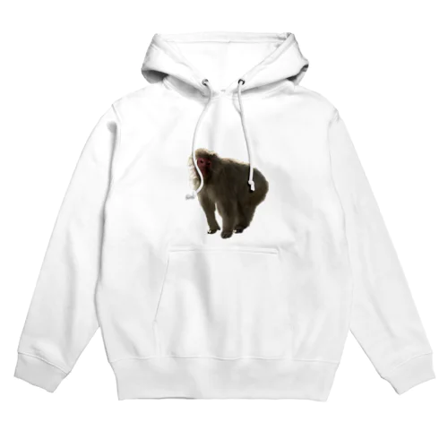 職場に侵入したニホンザル Hoodie