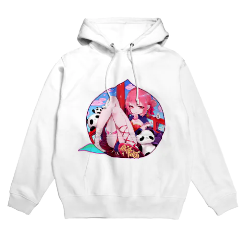 ピンクチャイナ娘 Hoodie