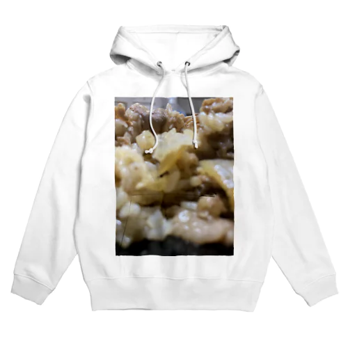 牛丼「食べかけ」 Hoodie