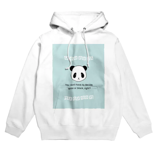 パンダ中華柄（水色） Hoodie