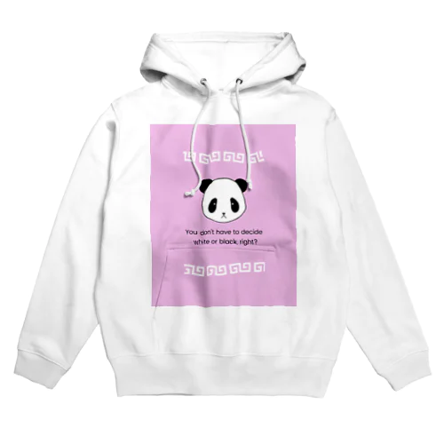 パンダ中華柄（ピンク） Hoodie