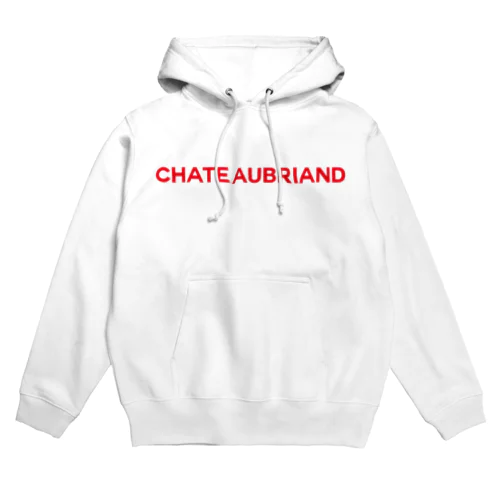 CHATEAUBRIAND-シャトーブリアン- 赤ロゴ Hoodie
