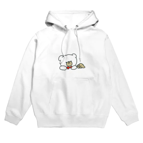 くまちゃと。背景なしver Hoodie