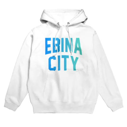 海老名市 EBINA CITY ロゴブルー Hoodie