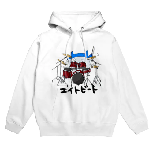 ドラムを叩くエイ Hoodie