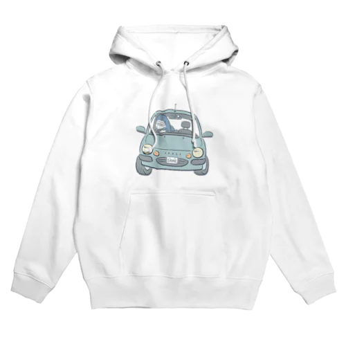 ハンドルをにぎるサメ Hoodie