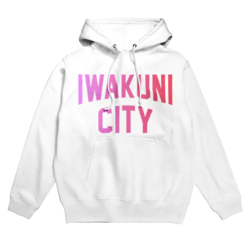 岩国市 IWAKUNI CITY ロゴピンク Hoodie