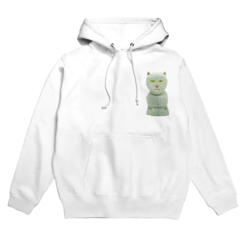 ふじい動物園 猫 (白) Hoodie