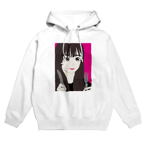 食いしん坊な女の子 Hoodie