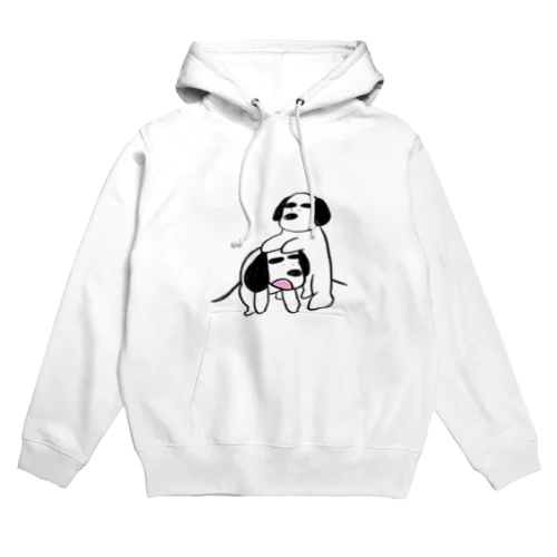 弱肉強食まゆげいぬ Hoodie