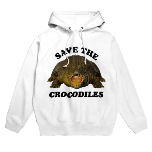 わにシャツ (006) SAVE THE CROCODILES Hoodie