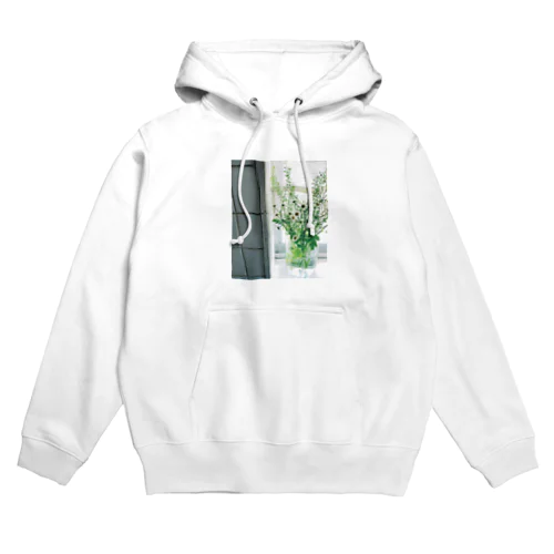 しろいお花 Hoodie