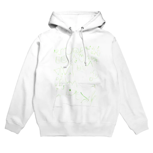 アルファベットお絵描き Hoodie