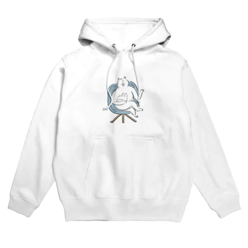 何かを熱弁する猫 Hoodie