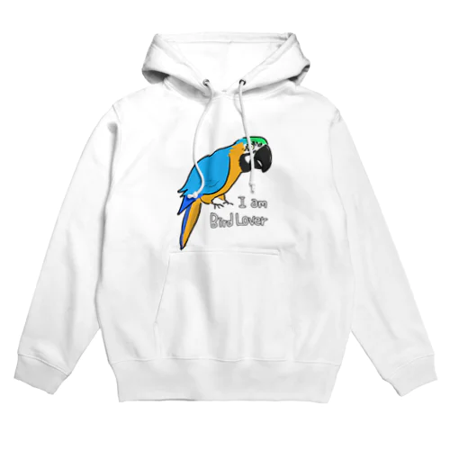 ルリコンゴウインコ Hoodie