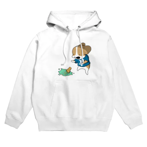 アイスを落としたビーグル Hoodie