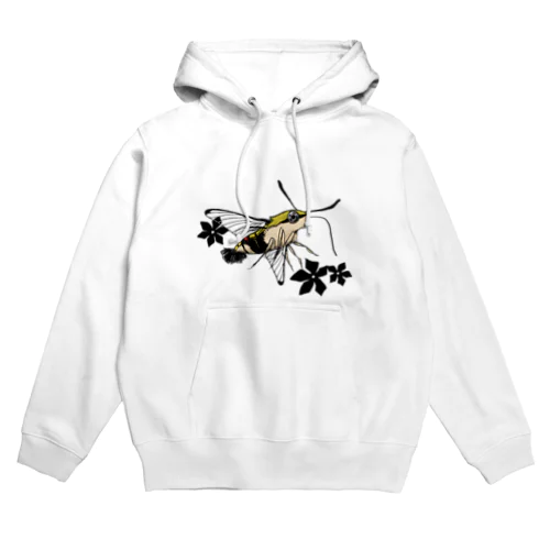 オオスカシバとクチナシ Hoodie