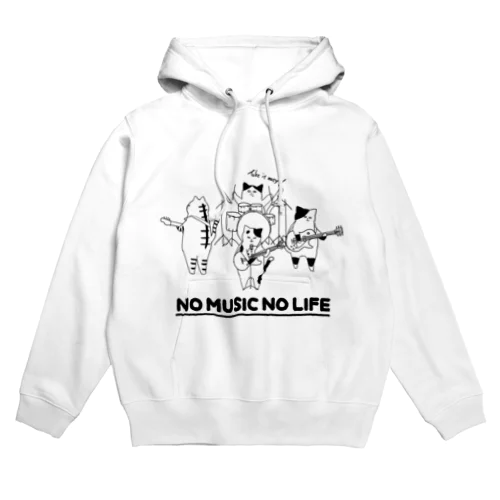 ねこバンド Hoodie