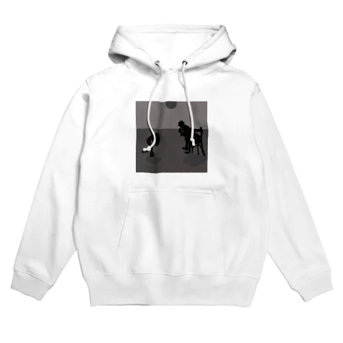 sitting on the beach Hoodie