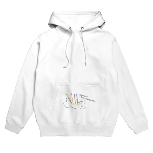 にじねこ　RainbowCat Hoodie