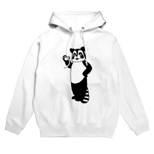 たぬきシルエットデザイン Hoodie