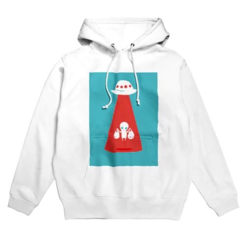未確認長袖＜お買い物帰りの宇宙人＞ Hoodie