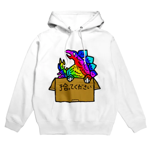 レインボー捨て子ザウルス Hoodie