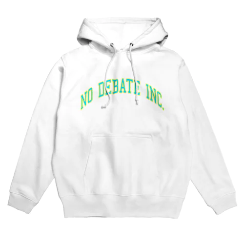 NO DEBATE INC.カレッジロゴ Hoodie