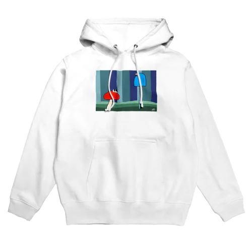 キノコくん(背景あり) Hoodie